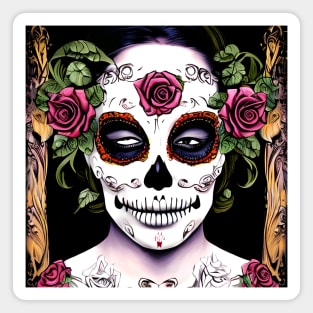 Sugar Skull Girl Magnet